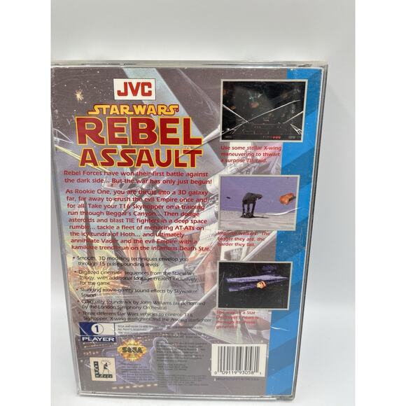 Star Wars: Rebel Assault (Sega CD, 1993) Complete with Manual - Picture 3 of 9
